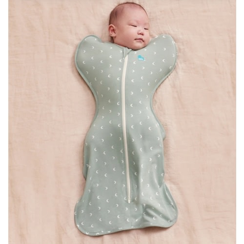 Swaddle Up™ 1.0 TOG Cotton Olive Moon