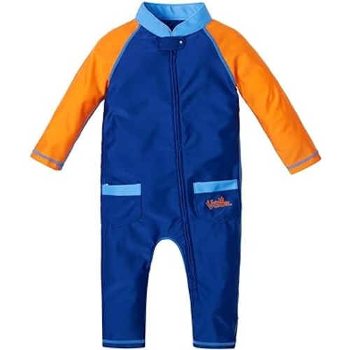 UV SKINZ Baby Boys’ Sun and Swimsuit with UPF 50+ Sun Protection – One-Piece Swimsuit, Baby and Toddler Full Coverage Swim