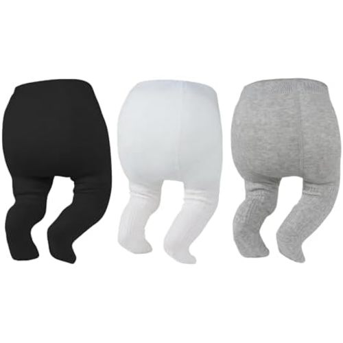 Zando Infant Soft Tights Toddler Seamless Leggings Tights for Baby Girls Winter Knit Warm Newborn Pants Stockings