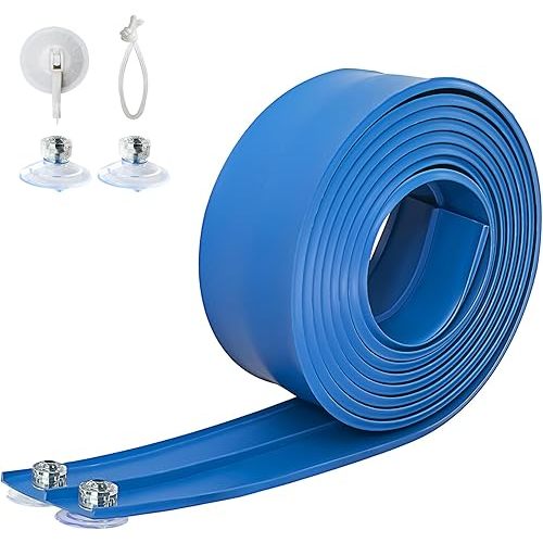 Flex Track 15 Ft Starter Set, Flexible Race Car Ramp Track for Ages 3 & Up with Suction Cups Compatible with Diecast 1/64th Cars (Blue)