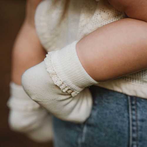 Pure Organic Lace Socks - 3 Pair 98% Cotton – Q for Quinn™