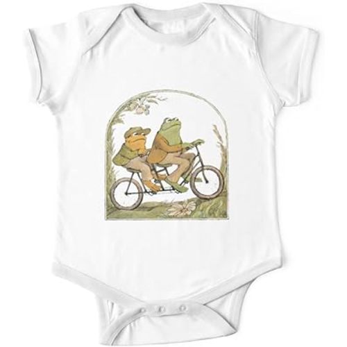 Onesie Frog Bodysuit And Infant Toad Boy The Kids Bicycle Outfits Girl One-Piece Gift Son Daughter Grandkids Baby