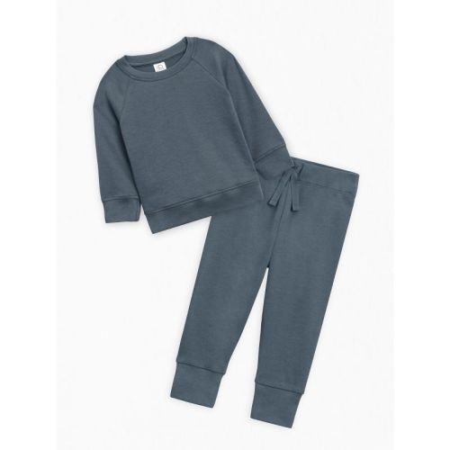 Colored Organics 2-Piece Organic Pullover and Pants Set Harbor 2T