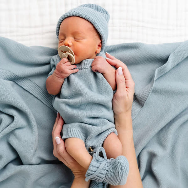 Knit Onesie - Steele