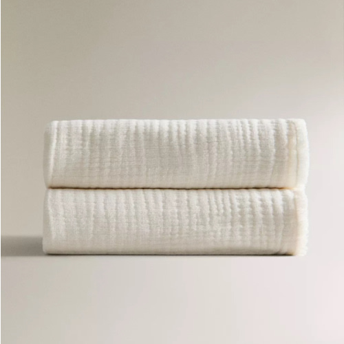 CHILDREN'S MUSLIN BLANKET - Gray | ZARA United States