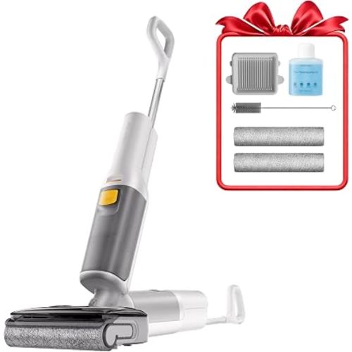 roborock F25 GT Set Wet Dry Vacuum Mop, Wet Dry Vacuum Cleaner Cordless, 20000Pa Floor Cleaner Machine for Tile Hard Floor, 194°F Self Cleaning Mop Combo with 180° Lie-Flat, 2 Extra Roller Brush