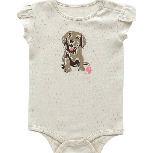 Girls' Short Sleeve Puppy Bodysuit (Infant) | New Clothing & Accessories | Carhartt