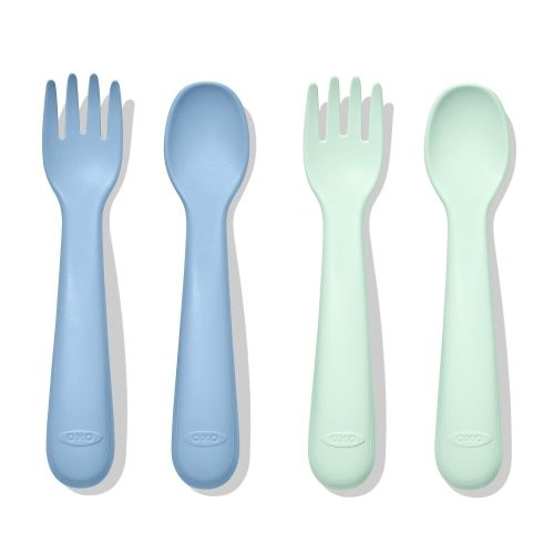 OXO Fork & Spoon Set - Dusk & Opal