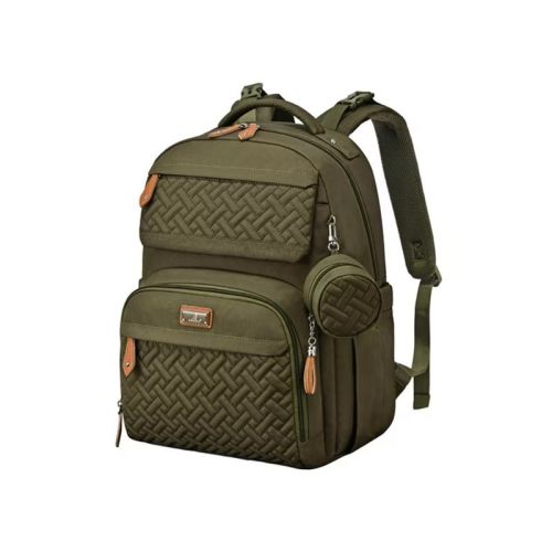 BabbleRoo Diaper Bag Backpack - Travel Backpack, Baby Diaper Bag with Changing Pad & Accessories