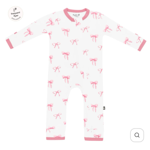 Zippered Romper in Bow