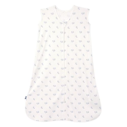HALO SleepSack, 100% Cotton Wearable Blanket, Swaddle Transition Sleeping Bag, TOG 0.5, Floral Vintage Stripe, Small, 0-6 Months