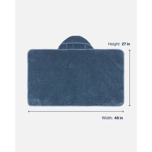 The Ribbed Hooded Towel / Slate
