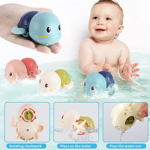 Baby Bath Toys for Toddlers 1-3, Kid Bathtub Toy with 36 Foam Bath Letter & Number, Fishing Games with Fish Net, Water Pool Toy with Storage Bag, Shower Toy Gift for Boy Girl Infant 1 2 3 4 5 6