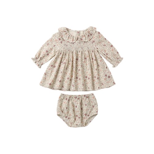 Callie Floral Dress & Bloomers Set