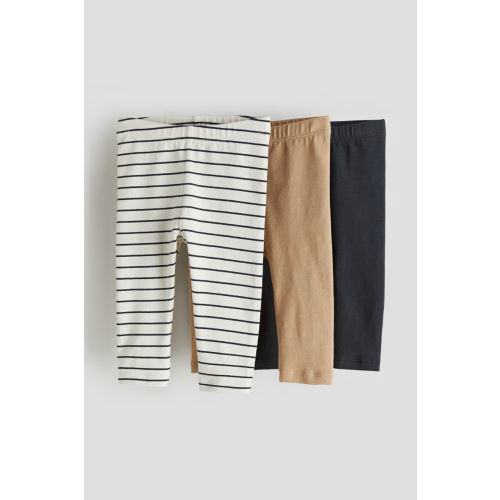 3-pack Cotton Leggings 9M