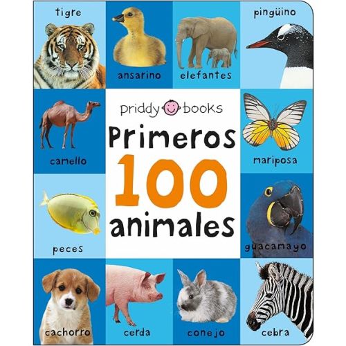 First 100 Padded: Primeros 100 animales Board book – June 4, 2024