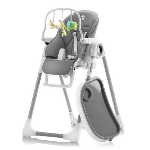 Sweety Fox Adjustable, Folding, Baby & Toddler High Chair- Dark Grey (NEW)
