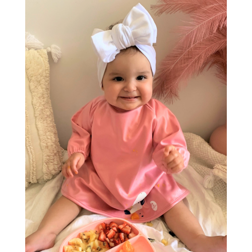 Messy Mealtime (Starter) Smock Bib: 0-8+mths