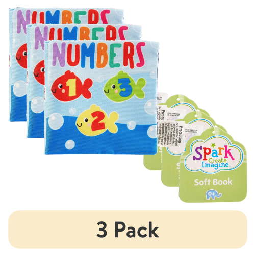 (3 pack) Spark Create Imagine Soft Book, Numbers