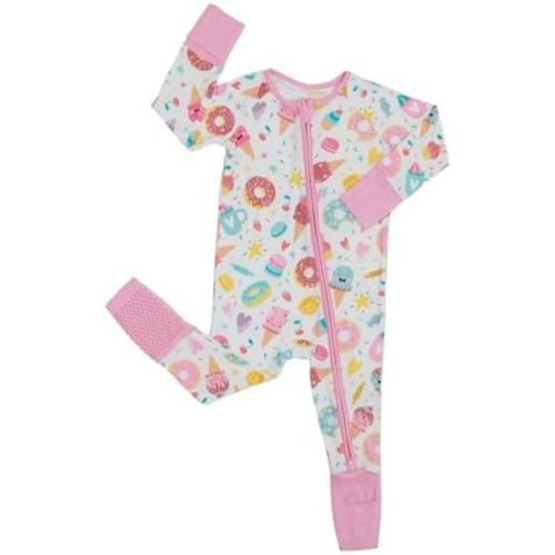 Bamboo Viscose Baby Pajamas Footless Romper - Infant Boys Girls One Piece Jumpsuits Clothes 0/3/6/12/18/24 Months