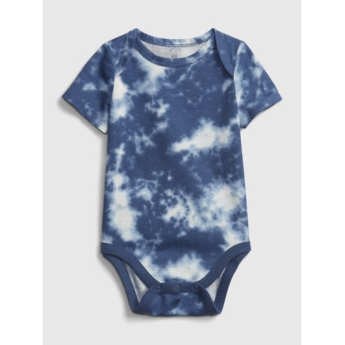 Baby Mix and Match Print Bodysuit - Blue Tie Dye