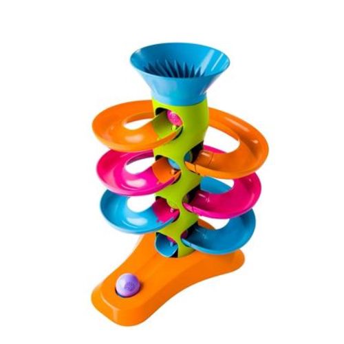 Fat Brain Toys Rollagain Tower Ball Toy