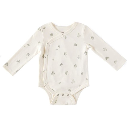 Baby Shamrock Organic Cotton Bodysuit, 0-3M, Green