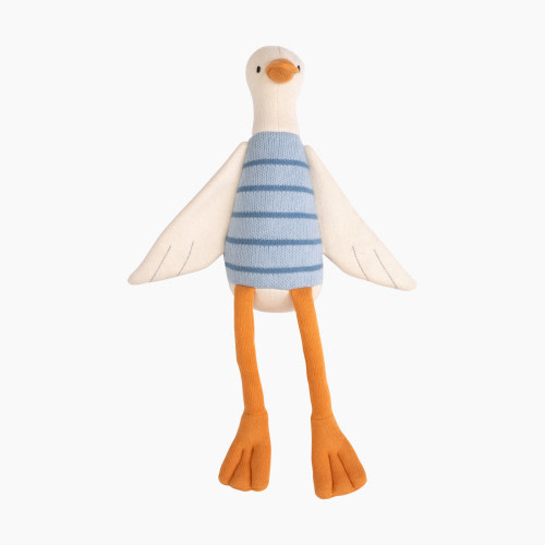 MERI MERI Organic Cotton Stuffed Animal - Knitted Duck Toy