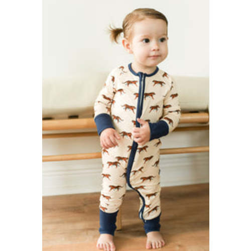 Zipper Baby Pajamas | Super Soft Viscose Bamboo | Tiger Print | Free Shipping >$75 – Southern Slumber