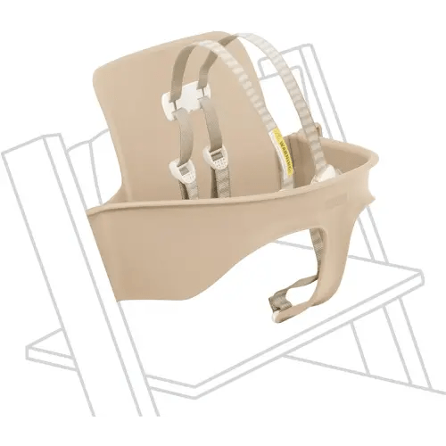 Tripp Trapp Baby Set from Stokke, Natural - Convert The Tripp Trapp Chair into High Chair - Removable Seat + Harness for 6-36 Months - Compatible with Tripp Trapp Models After May 2006