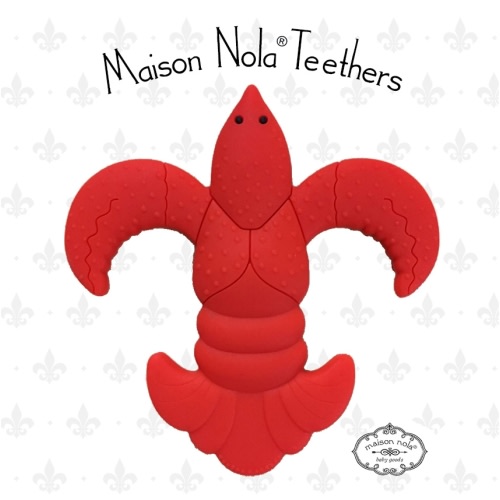 Crawfish Silicone Teether | Maison Nola