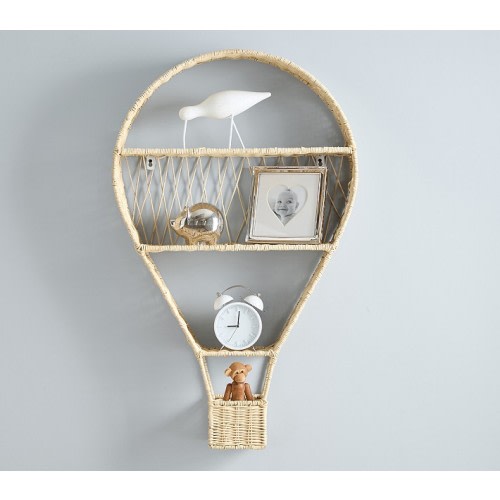 Rattan Hot Air Balloon Shelf (36" x 22")