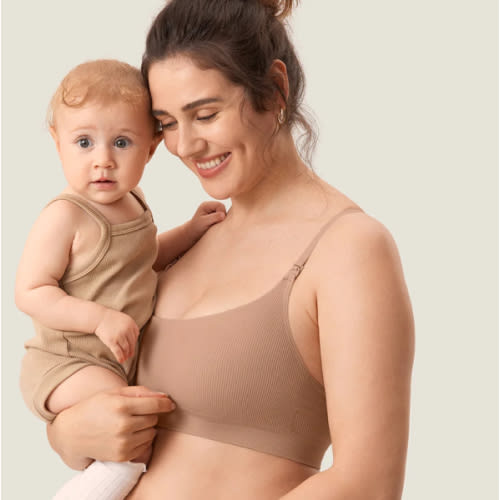 Ribbed Scoop Nursing Bralette