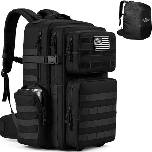 TILYMOL 55L Military Tactical Backpack for Men & Women, Large Assault Pack