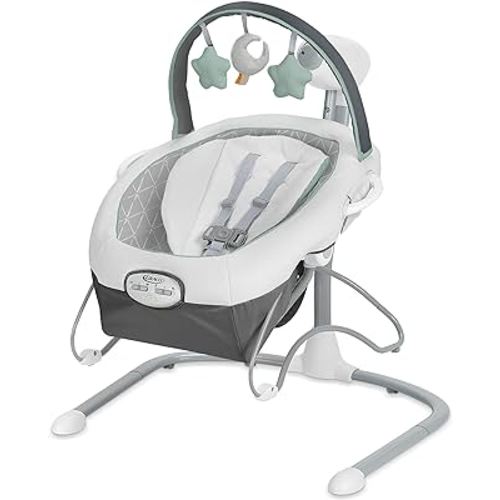 Graco Soothe 'n Sway LX Baby Swing with Portable Bouncer, Derby