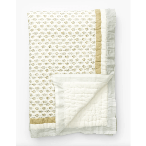 Dulcie Block Print Kids Quilt - Twin