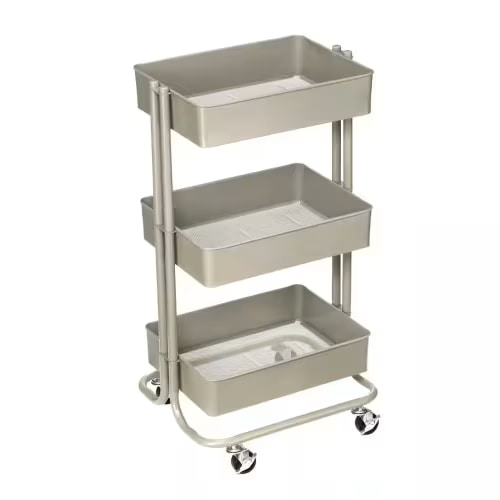 Rolling Cart (Greige) | Simply Tidy®