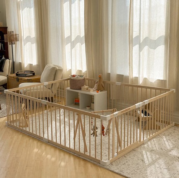 HARPPA Grovi Wooden Baby Gate Playpen
