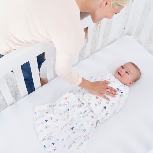 Multi Color Triangle Cotton Swaddle | HALO