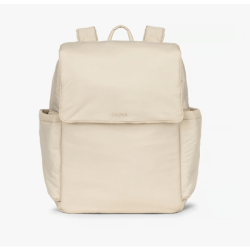 Diaper Backpack with Laptop Sleeve - OATMEAL