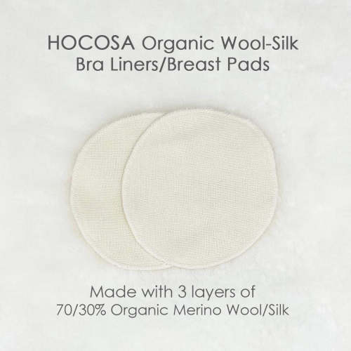 HOCOSA Wool-Silk Bra Liners – Danish Woolen Delight