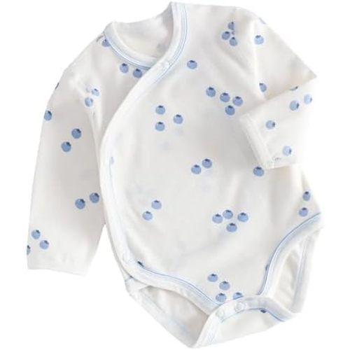 Umeyda Baby Boys Girls Romper Infant Cute Long Sleeve Bodysuits, 0-18 Months