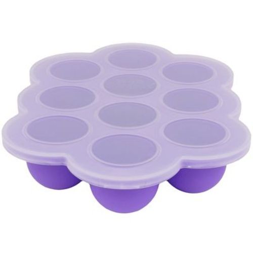 Weesprout Silicone Baby Food Freezer Tray With Clip-on Lid (navy, Ten 1.5 Ounce Sections)