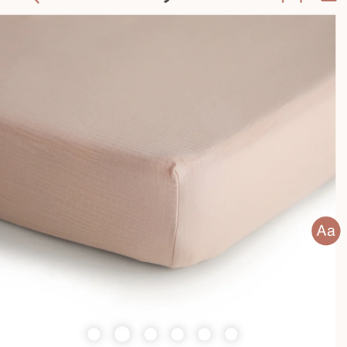 Mushie Extra Soft Muslin Crib Sheet – Babyletto