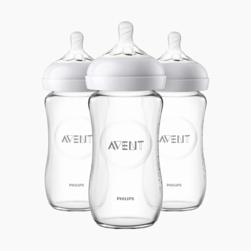 Philips Avent Natural Glass Bottle - Clear, 8 oz, 3