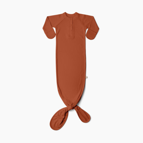 Goumi Kids x Babylist Bamboo & Organic Cotton Gown - Clay, Newborn