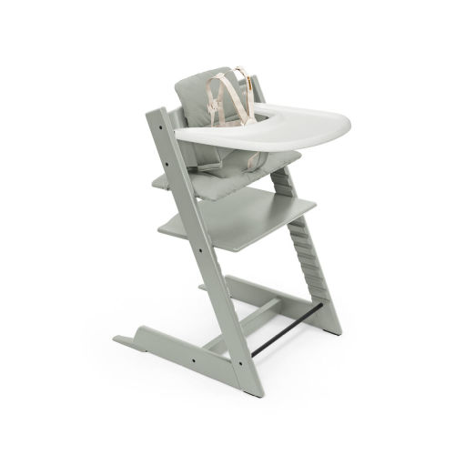 Stokke Tripp Trapp Wood High Chair with Tray: Classic Scandinavian Design
