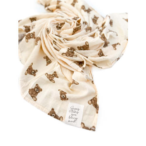Jesus Loves You Beary Much Swaddle Blanket – OUR HOUSE ABOVE
