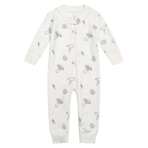 Owlivia Organic Cotton Baby Boy Girl Zip up Sleep 'N Play Pjs, Footless, Long Sleeve