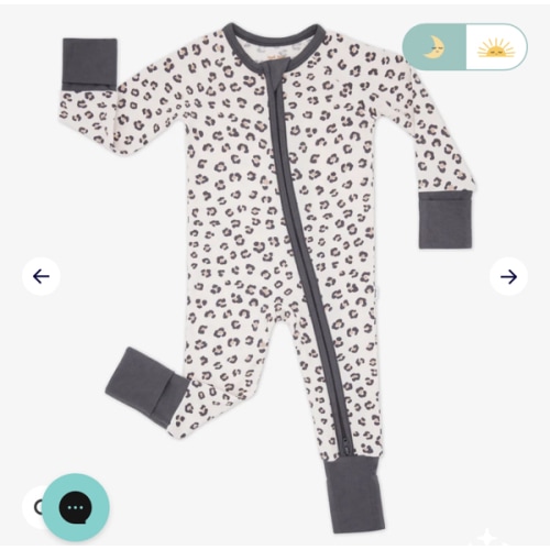 Luxe Leopard Zippy | Little Sleepies